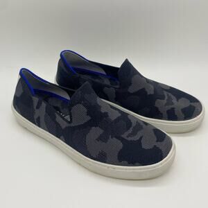 Rothy's Camo Gray Black Original Slip On Sneakers Comfort Women's size 7.5